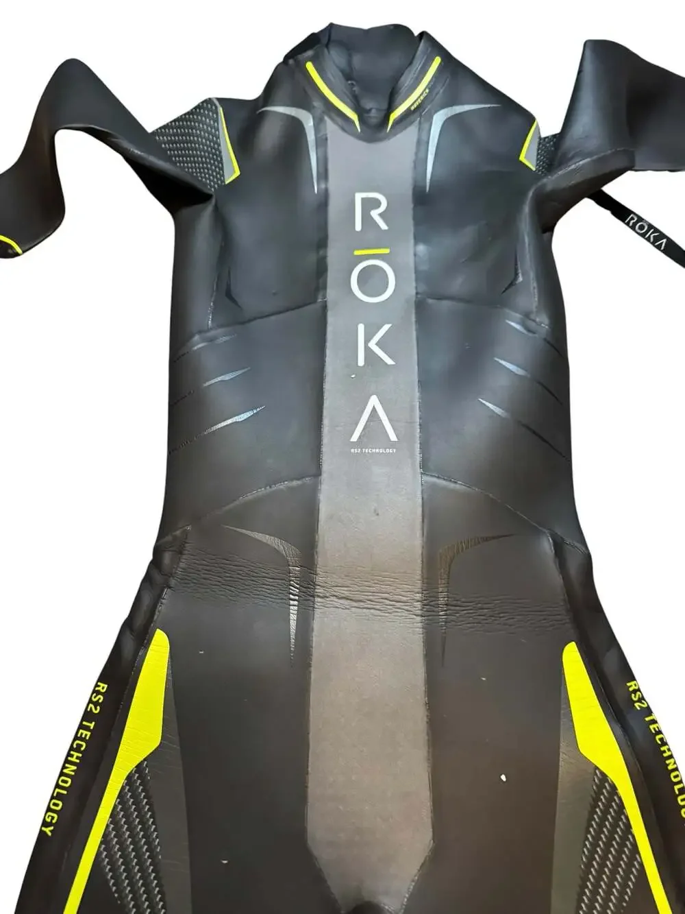ROKA Maverick Pro Triathlon Wetsuit Black Yellow Men's